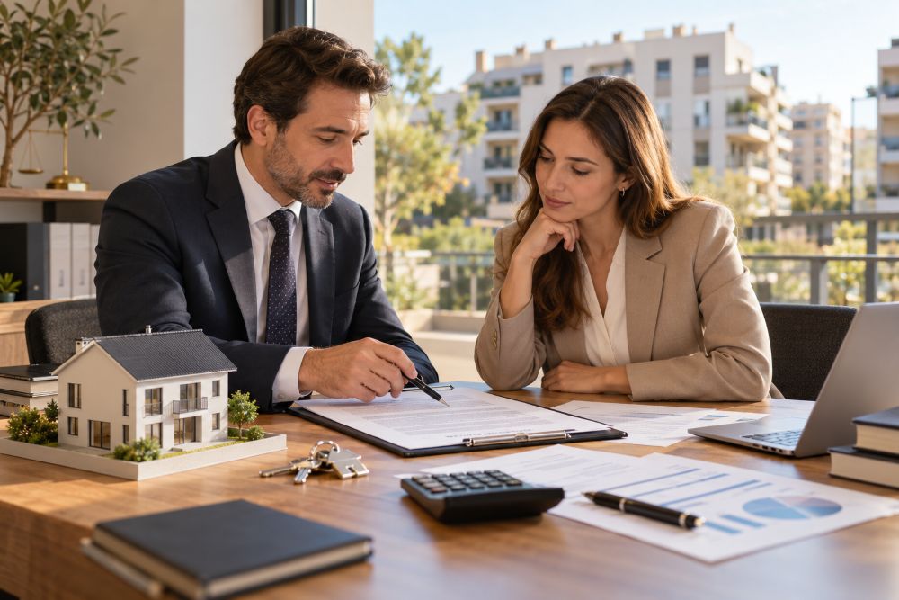 Consulta inmobiliaria con modelo de casa